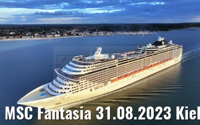 MSC Fantasia 31.08.2023 Kieler Bucht
