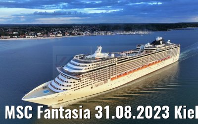 MSC Fantasia 31.08.2023 Kieler Bucht