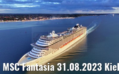 MSC Fantasia 31.08.2023 Kieler Bucht