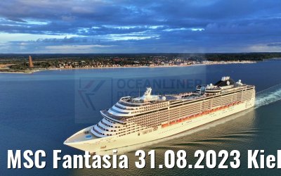 MSC Fantasia 31.08.2023 Kieler Bucht