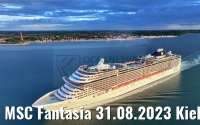 MSC Fantasia 31.08.2023 Kieler Bucht