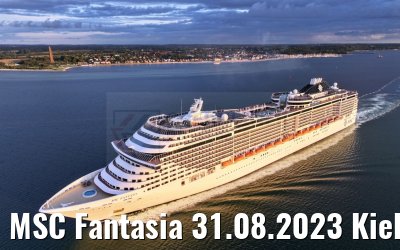 MSC Fantasia 31.08.2023 Kieler Bucht
