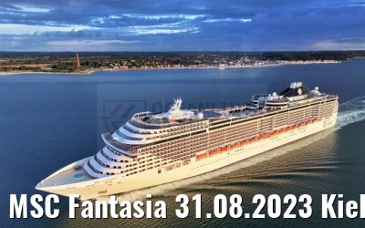 MSC Fantasia 31.08.2023 Kieler Bucht