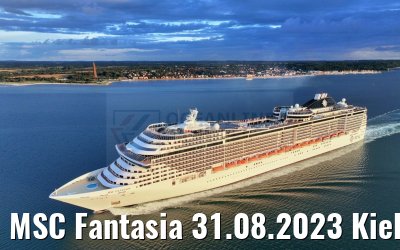 MSC Fantasia 31.08.2023 Kieler Bucht