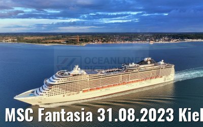 MSC Fantasia 31.08.2023 Kieler Bucht