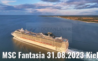 MSC Fantasia 31.08.2023 Kieler Bucht