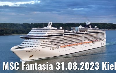 MSC Fantasia 31.08.2023 Kieler Förde