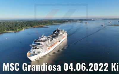 MSC Grandiosa 04.06.2022 Kieler Förde