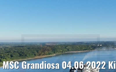 MSC Grandiosa 04.06.2022 Kieler Förde