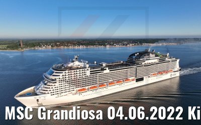 MSC Grandiosa 04.06.2022 Kieler Förde