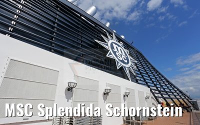 MSC Splendida Schornstein