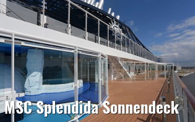 MSC Splendida Sonnendeck