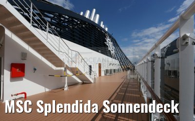 MSC Splendida Sonnendeck