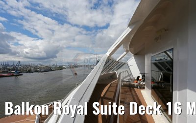 Balkon Royal Suite Deck 16 MSC Splendida