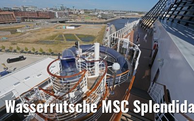 Wasserrutsche MSC Splendida