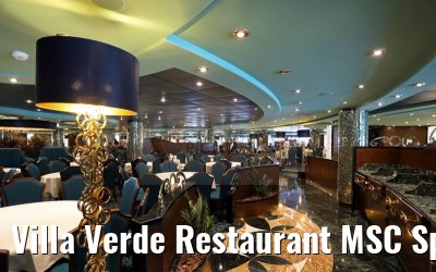 Villa Verde Restaurant MSC Splendida
