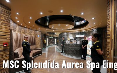 MSC Splendida Aurea Spa Eingang