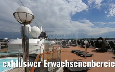 exklusiver Erwachsenenbereich Deck 18 MSC Splendida