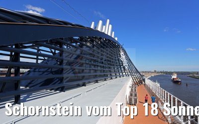 Schornstein vom Top 18 Sonnendeck MSC Splendida