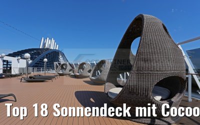 Top 18 Sonnendeck mit Cocoons MSC Splendida