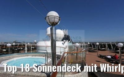 Top 18 Sonnendeck mit Whirlpool MSC Splendida