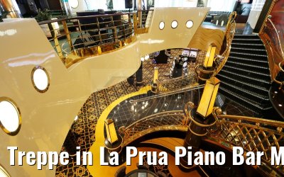 Treppe in La Prua Piano Bar MSC Splendida