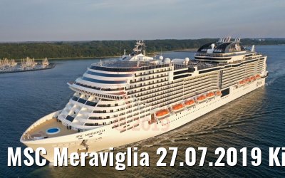 MSC Meraviglia 27.07.2019 Kieler Förde vor Laboe
