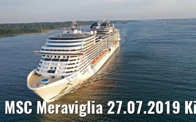 MSC Meraviglia 27.07.2019 Kieler Förde vor Laboe