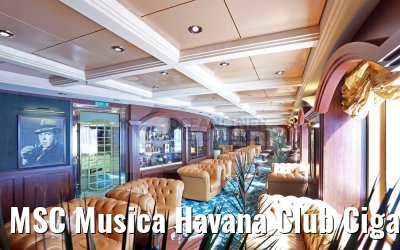 MSC Musica Havana Club Cigar Room