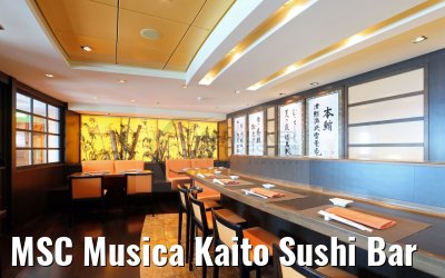 MSC Musica Kaito Sushi Bar