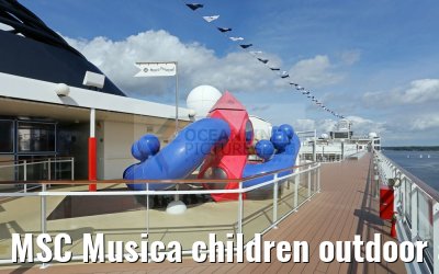MSC Musica children outdoor area