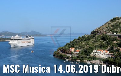 MSC Musica 14.06.2019 Dubrovnik Photo: K.Kaulfuss