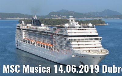 MSC Musica 14.06.2019 Dubrovnik Photo: K.Kaulfuss