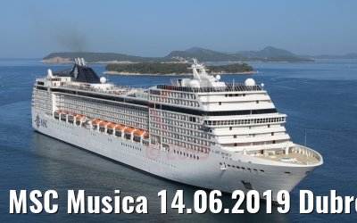 MSC Musica 14.06.2019 Dubrovnik Photo: K.Kaulfuss