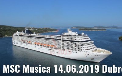MSC Musica 14.06.2019 Dubrovnik Photo: K.Kaulfuss