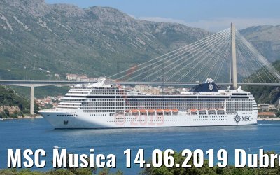 MSC Musica 14.06.2019 Dubrovnik Photo: K.Kaulfuss