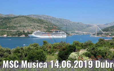 MSC Musica 14.06.2019 Dubrovnik Photo: K.Kaulfuss