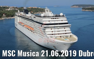MSC Musica 21.06.2019 Dubrovnik Photo: K. Kaulfuss