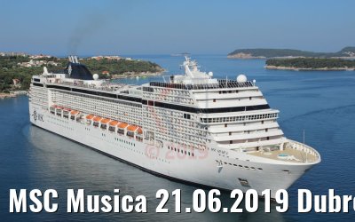 MSC Musica 21.06.2019 Dubrovnik Photo: K. Kaulfuss