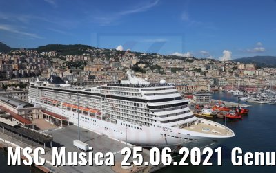 MSC Musica 25.06.2021 Genua