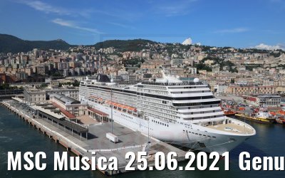 MSC Musica 25.06.2021 Genua
