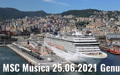 MSC Musica 25.06.2021 Genua