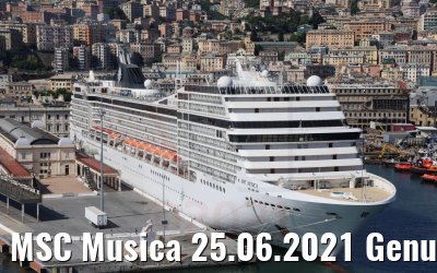 MSC Musica 25.06.2021 Genua