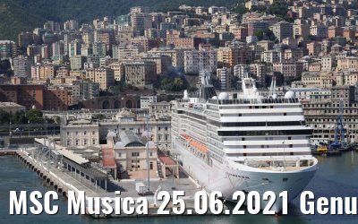 MSC Musica 25.06.2021 Genua