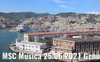 MSC Musica 25.06.2021 Genua