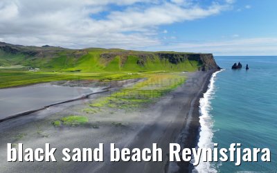 black sand beach Reynisfjara Iceland 01.08.2023