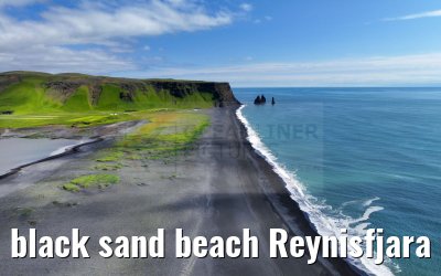 black sand beach Reynisfjara Iceland 01.08.2023