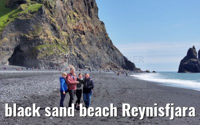 black sand beach Reynisfjara Iceland 01.08.2023
