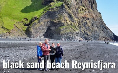 black sand beach Reynisfjara Iceland 01.08.2023