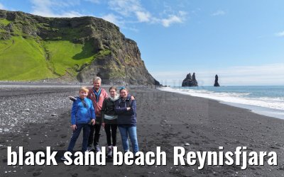 black sand beach Reynisfjara Iceland 01.08.2023